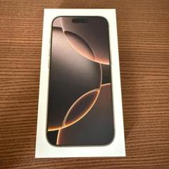 iPhone16pro 128GB 新品未開封 iPhone 新品。未開封 16 Pro 128GB ナチュラルチタニウム SIM