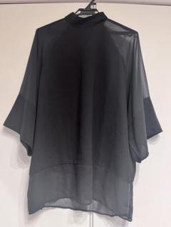 asos エイソス　ハイネック　ブラウス　ブラック