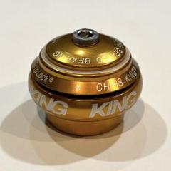 未使用】CHRISKING ヘッドセット 1-1/8サイズ 上のみ ゴールド