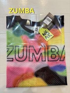 新品 ZUMBA カラフル メッシュTシャツ M