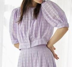 2025s lavanda ラバンダ　モチーフカットタンク　ピンク 2025s lavanda ラバンダモチーフカットタンクピンク