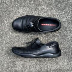 プラダ PRADA ローファー オックスフォード トライアングルロゴ