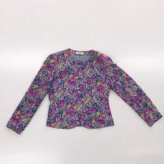4563 MADAM JOCONDE 花柄 ノーカラー 総柄 ジャケット