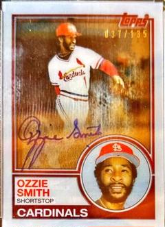 2017 Topps Ozzie Smith 直書きauto 135シリ