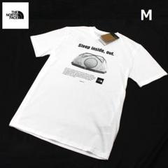 USA限定ノースフェイス【2Meter Dome】Tシャツ 白色/ot3646M