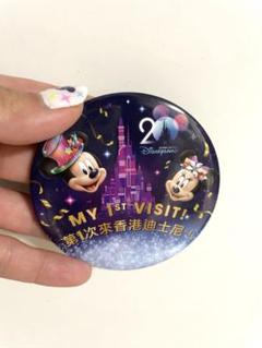 j*6様 香港ディズニー 20周年記念 ミッキー ミニー 缶バッジ