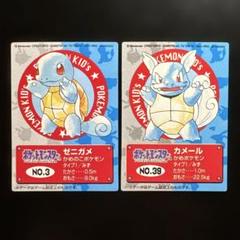 ポケモンキッズカード ゼニガメ・カメール