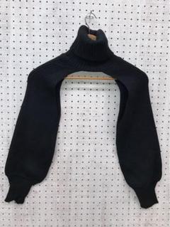 Y2K モード古着　ZARA タートルネック　リブニットアームウォーマー