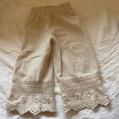 ZARA ベージュ レース付きボトムス 3歳