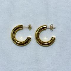 誠実 常田大希着用デザイン 新品 フープピアス 701 ゴールド ピアス アクセサリー