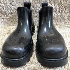 bottega veneta パドルブーツ ネイビー ゴム製 ショートブーツ