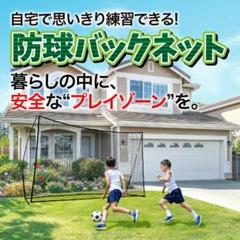 KaRaDaStyle バックネット 防球ネット 特大サイズ ブラック