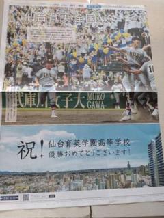 仙台育英学園高等学校　　高校野球優勝記念特集誌のサムネイル