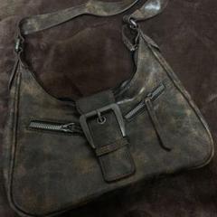Y2K leather vintage bag hand shoulder