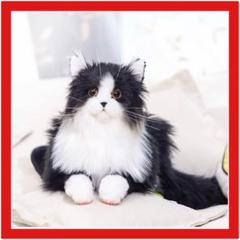 猫ぬいぐるみ リアル 本物そっくり ハンドメイド プレゼント 一人暮らし