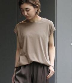 Deuxieme Classe ロゴT ルーズ オーバーTシャツ ブラウン Deuxieme Classe ロゴT ルーズ オーバーTシャツ ブラウン