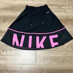 NIKE メッシュスカート ブラック×ピンクロゴ Mサイズのサムネイル