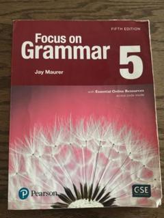 書込なし　Focus on grammar 5th Edition