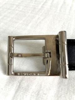 ✨BVLGARI 黒レザーベルト✨USED品