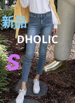 ✨新品✨【DHOLIC】ウエストゴムスリムラインデニムパンツ