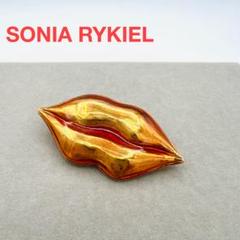 RU-5599　ソニアリキエル　ゴールドカラー　ブローチ 20241226 SONIA RYKIEL ソニアリキエル ブローチ ゴールドカラー SRロゴ