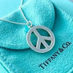 ティファニー　ピースマーク　チャーム VINTAGE】TIFFANY&Co. ティファニー ピースマーク ネックレス