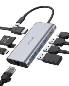 USB Cハブアダプター 9イン1 USB Cアダプター Type Cアダプタ