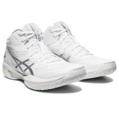 美品 acics アシックス GELHOOP V15 NARROW 25cm ASICS GELHOOP V15 1063A063 White / Pure Silver Basketball