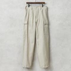 【ドイツ軍】モールスキンカーゴパンツ　オフホワイト　軍パンのサムネイル