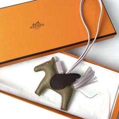 未使用 エルメス HERMES ロデオ ペガサス PM バッグ チャーム B刻印