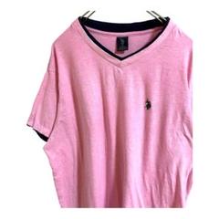 送料無料　U.S. POLO ASSN. Tシャツ ピンク　XL