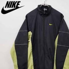 【90s 古着】ナイキ NIKE 刺繍ロゴ ナイロンジャケット USサイズ