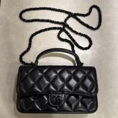 【上品メタリック】CHANEL フォンケース トップハンドル org.jpg