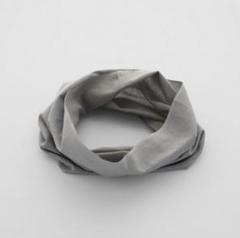 首の肌着 日除け スヌードOo ワォ【MONO GRAY】てぬぐい