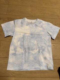 UNIQLO 水色タイダイ Tシャツ 140