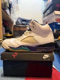 Nike Air Jordan 5 ホワイト/パープル/ターコイズ