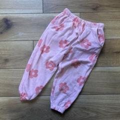 《 next 》 キッズ服　100サイズ　スウェット　ズボン　お花　ピンクのサムネイル