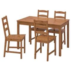⛳【只今商談中】IKEA ヨックモックチェア2脚セット/専用クッション付き❗ コスパ最強。IKEAの格安ダイニングテーブル、JOKKMOKK
