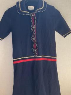GUCCI ネイビー 半袖ワンピース　10yeah GUCCI ネイビー 半袖ワンピース 10yeah - メルカリ