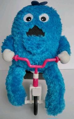非売品】UQ ガチャピン ムック 自転車 動作確認済 非売品