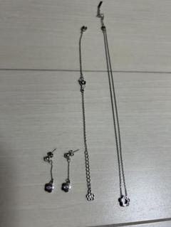 マリークワント　ネックレス　ピアス　ブレスレット