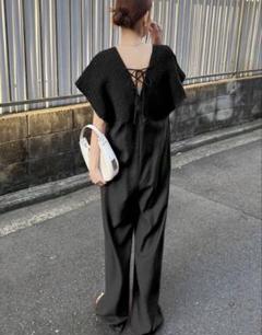 シャーリングサロペットXL