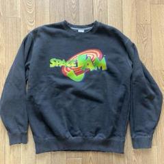 値下げ　XLARGE スペースジャム トレーナー ブラック　スウェット　刺繍 値下げ XLARGE スペースジャム トレーナー ブラック スウェット 刺繍
