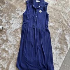 新品未使用　国内正規品Moncler ABITO 半袖ワンピAライン カーキ　M MONCLER】モンクレール『ABITO 半袖ワンピース size38