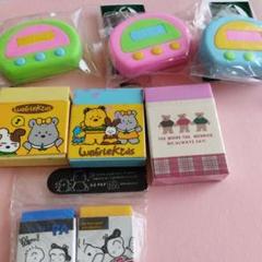 ❍*)様 サンリオ　ユニコーン　消しゴム　セット　フィギュア　昭和　レトロ　レア レア】当時物 80年代 サンリオ 消しゴムセット 昭和レトロ