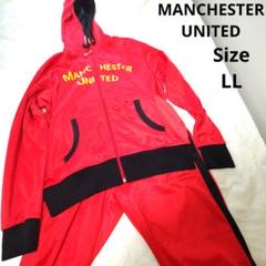 【レア☆MANCHESTER　UNITED】パーカー　OFFICIAL　赤　LL レア☆MANCHESTER UNITED】パーカー OFFICIAL 赤 LL - メルカリ