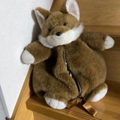 レア！SKB札幌 キツネ ラベンダーカラー 怪獣 着ぐるみ レトロ ぬいぐるみ 激レア】昭和レトロ SKB キツネ 恐竜 北海道 札幌 ぬいぐるみ