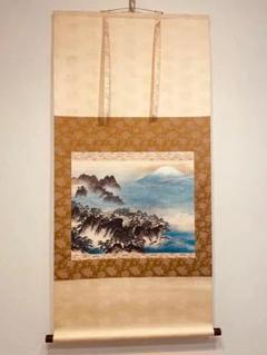 ♥掛軸　山水画　浅井楠荘　掛け軸　骨董品 ♥掛軸 山水画 浅井楠荘 掛け軸 骨董品 - メルカリ