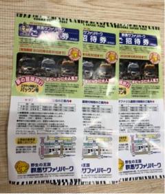 群馬サファリパーク 招待券 3枚