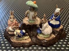 ベスウィック BESWICK 競走馬 ミルリーフ 木台付き フィギュア 陶器 英国ベスウィック Beswick 動物フィギュア